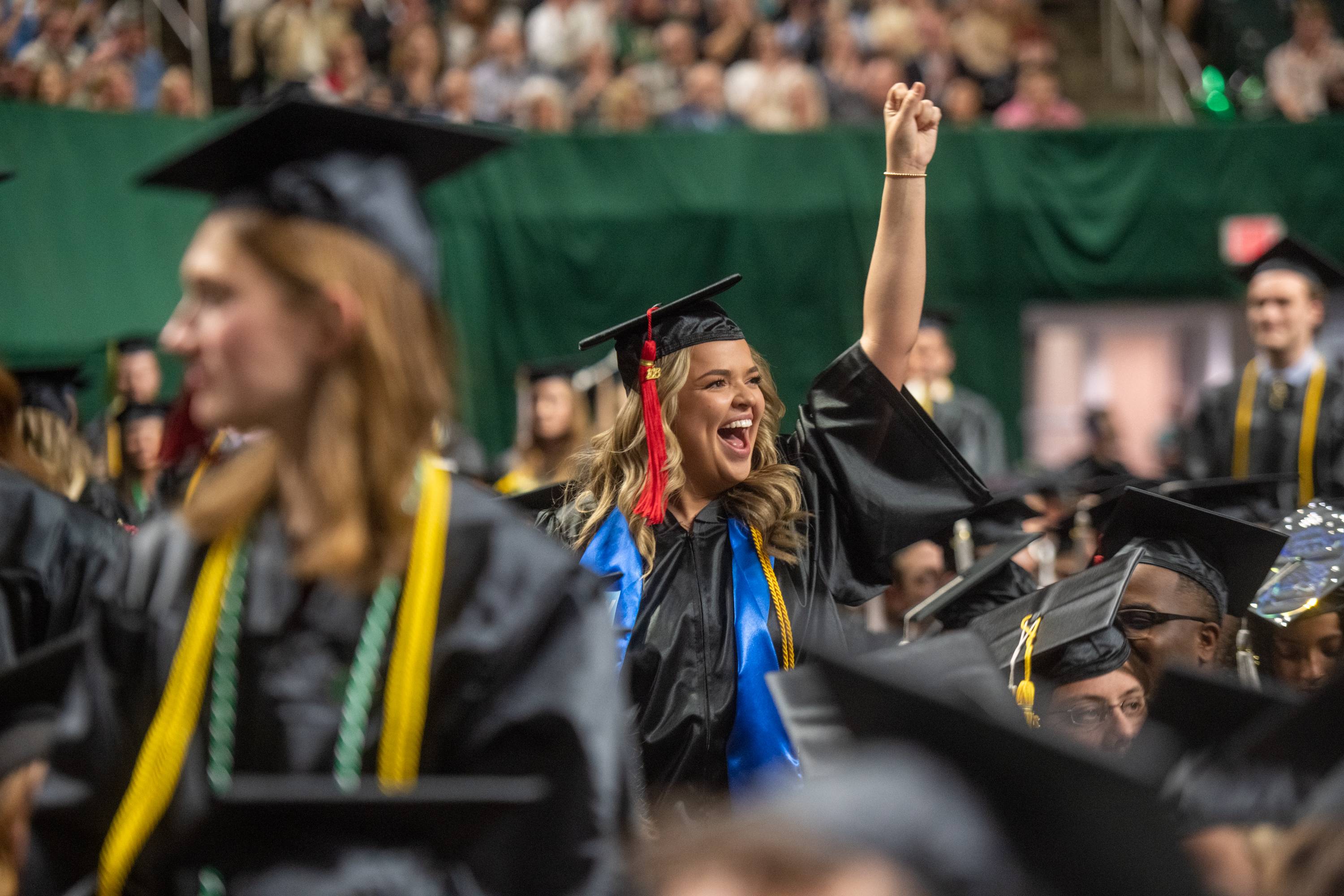 Spring 2023 Commencement cheers on new Bobcat graduates